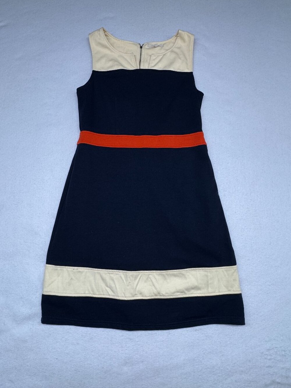 41Hawthorne Large Navy Striped Dress